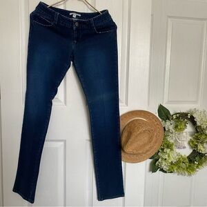 Alice+Olivia skinny blue jeans size 4